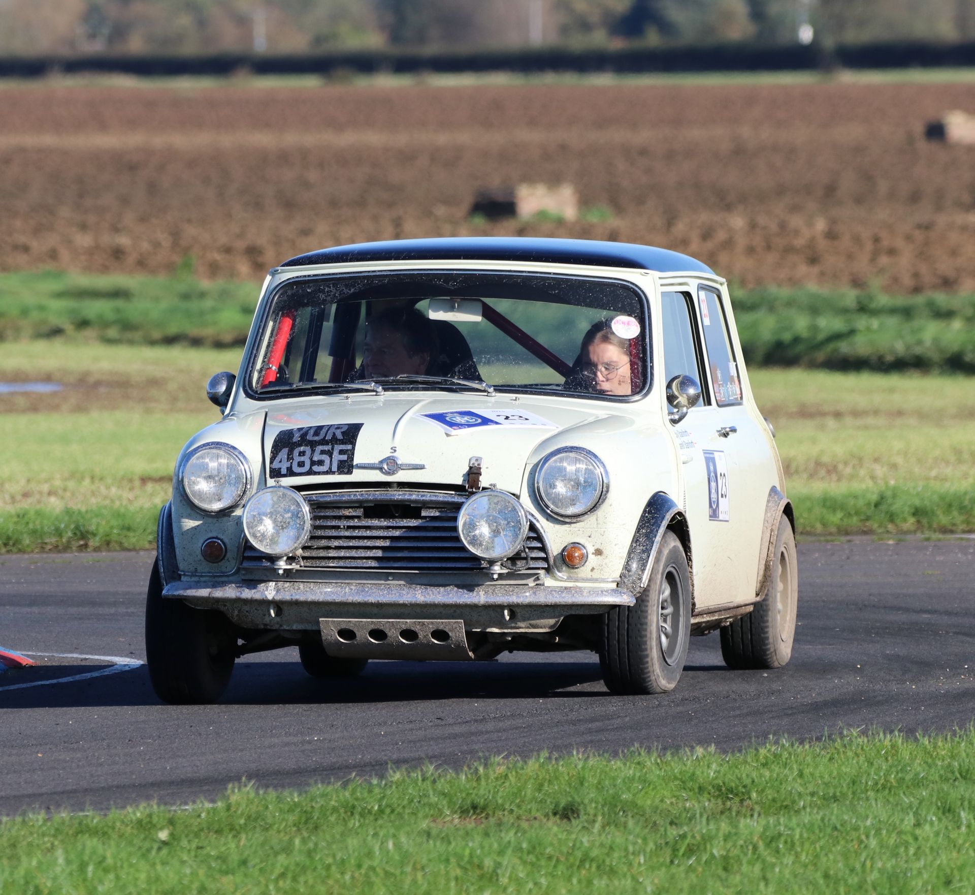 Photographing classic rally cars competing in the RAC Rally of the Tests