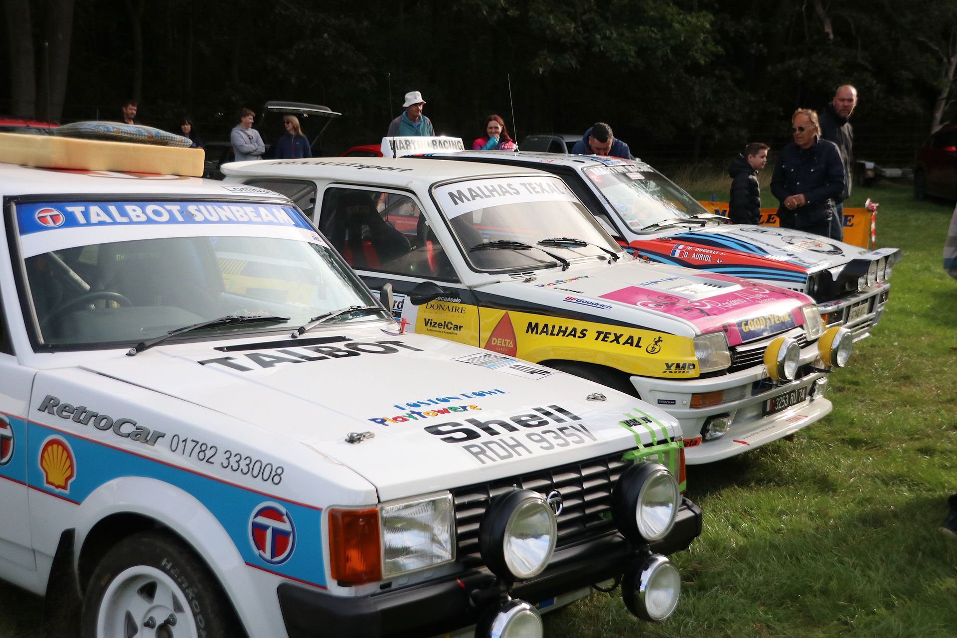 Paddock at the Revesby Lombard Rally Festival