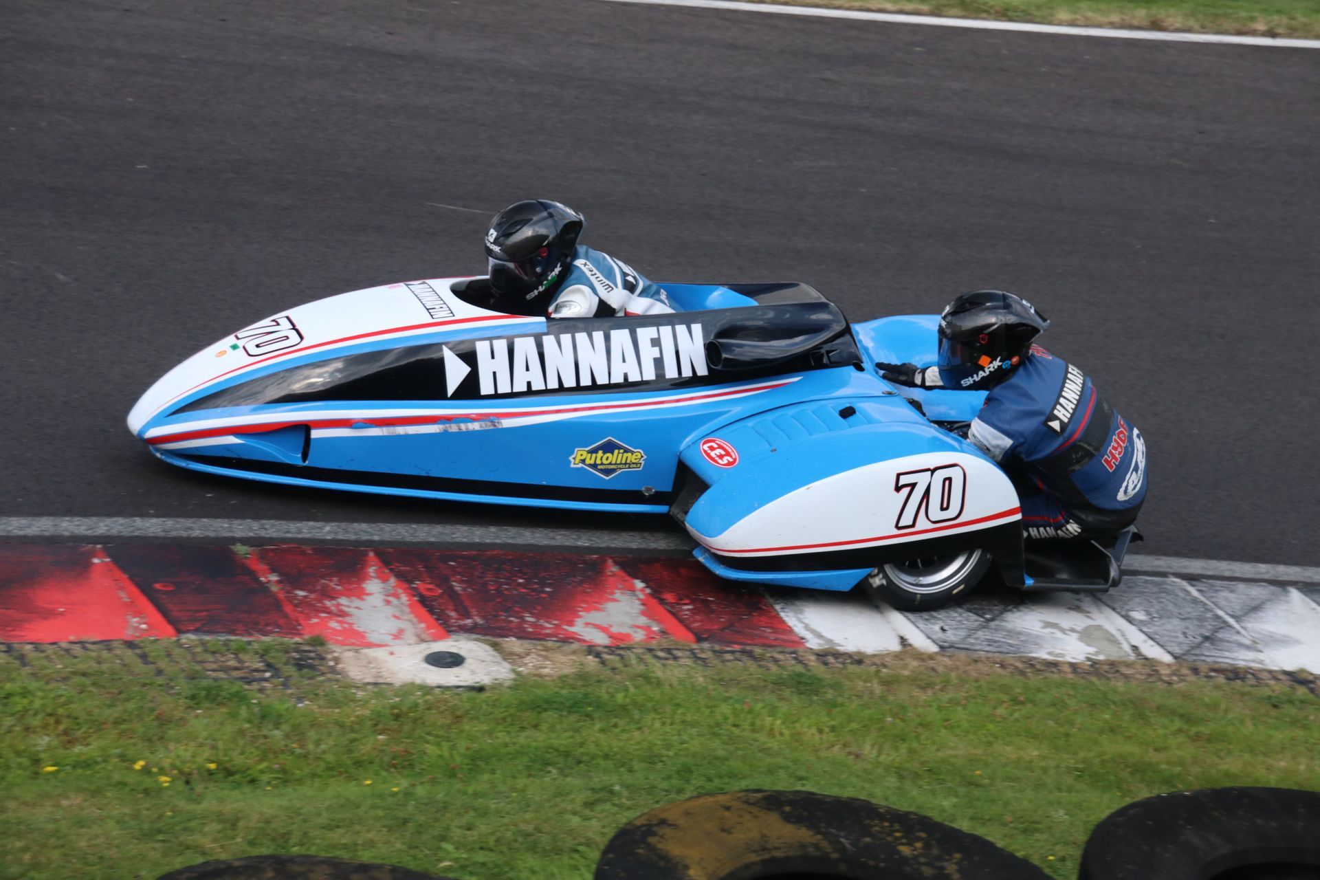 Rupert Archer and Phil Hyde at the International Sidecar Revival Cadwell Park 2024