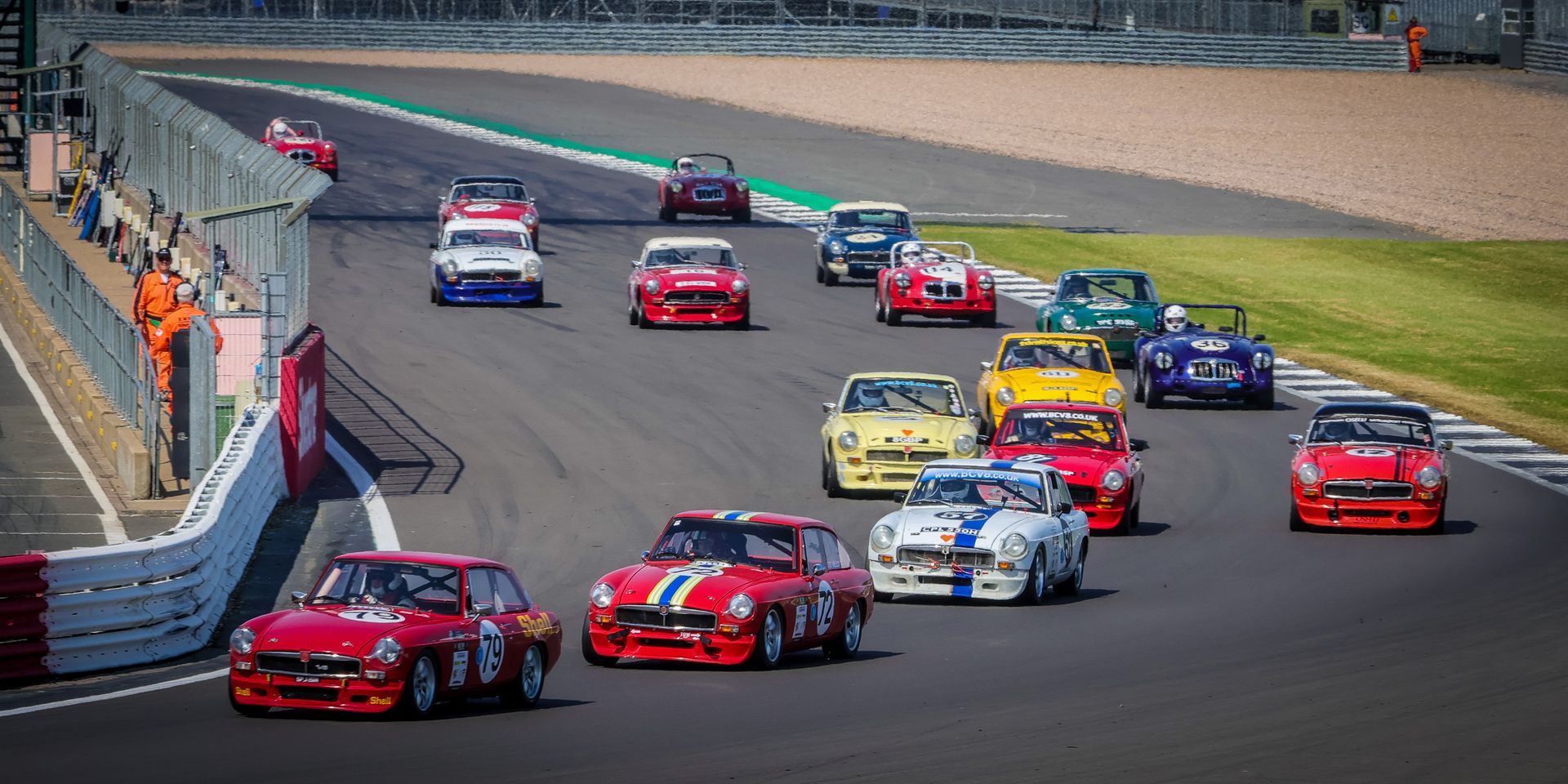 Centenary Celebrations for MG and Triumph at Silverstone