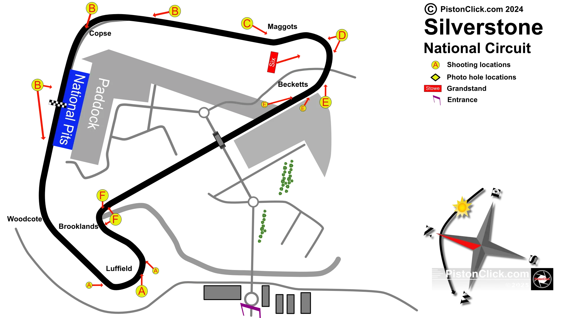 Silverstone National Map