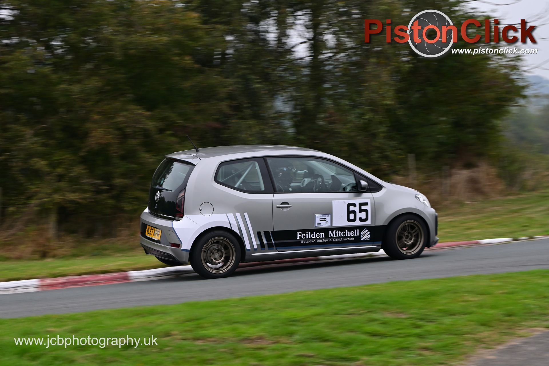 Adam Riley class record holder at Harewood in the VW UP