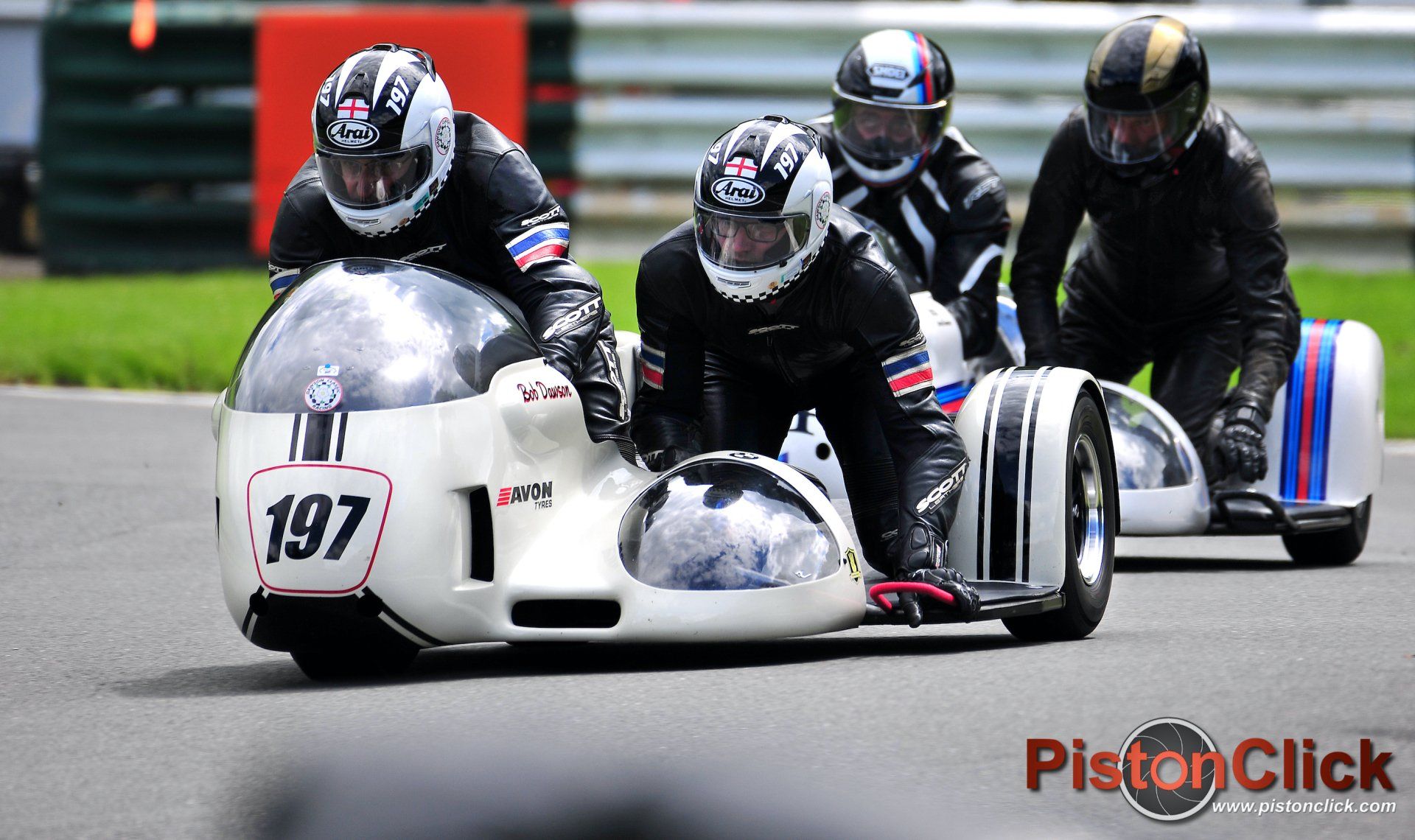 Sidecar Classic Motorcycle Racing Cadwell Park