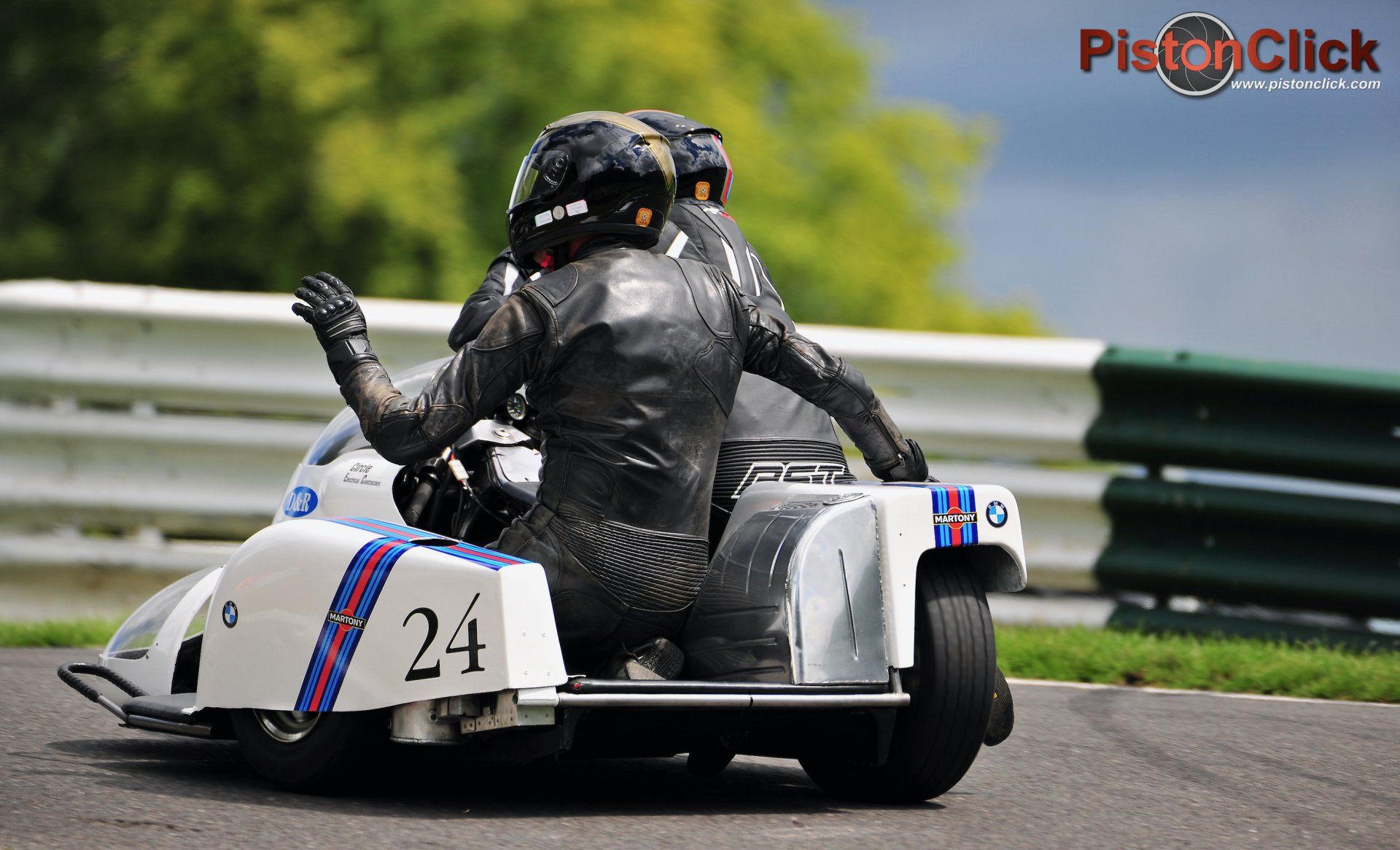 Sidecar Classic Motorcycle Racing Cadwell Park