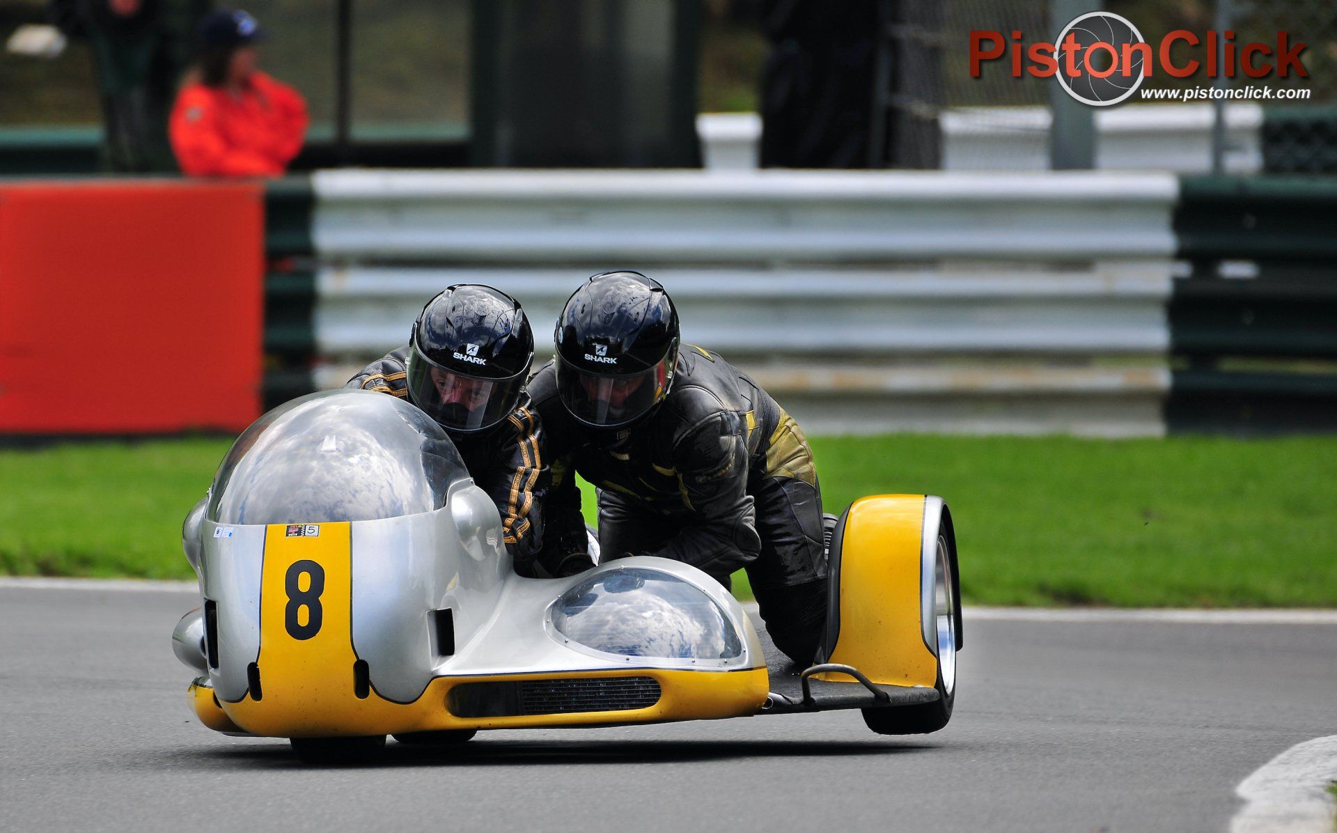 Sidecar Classic Motorcycle Racing Cadwell Park