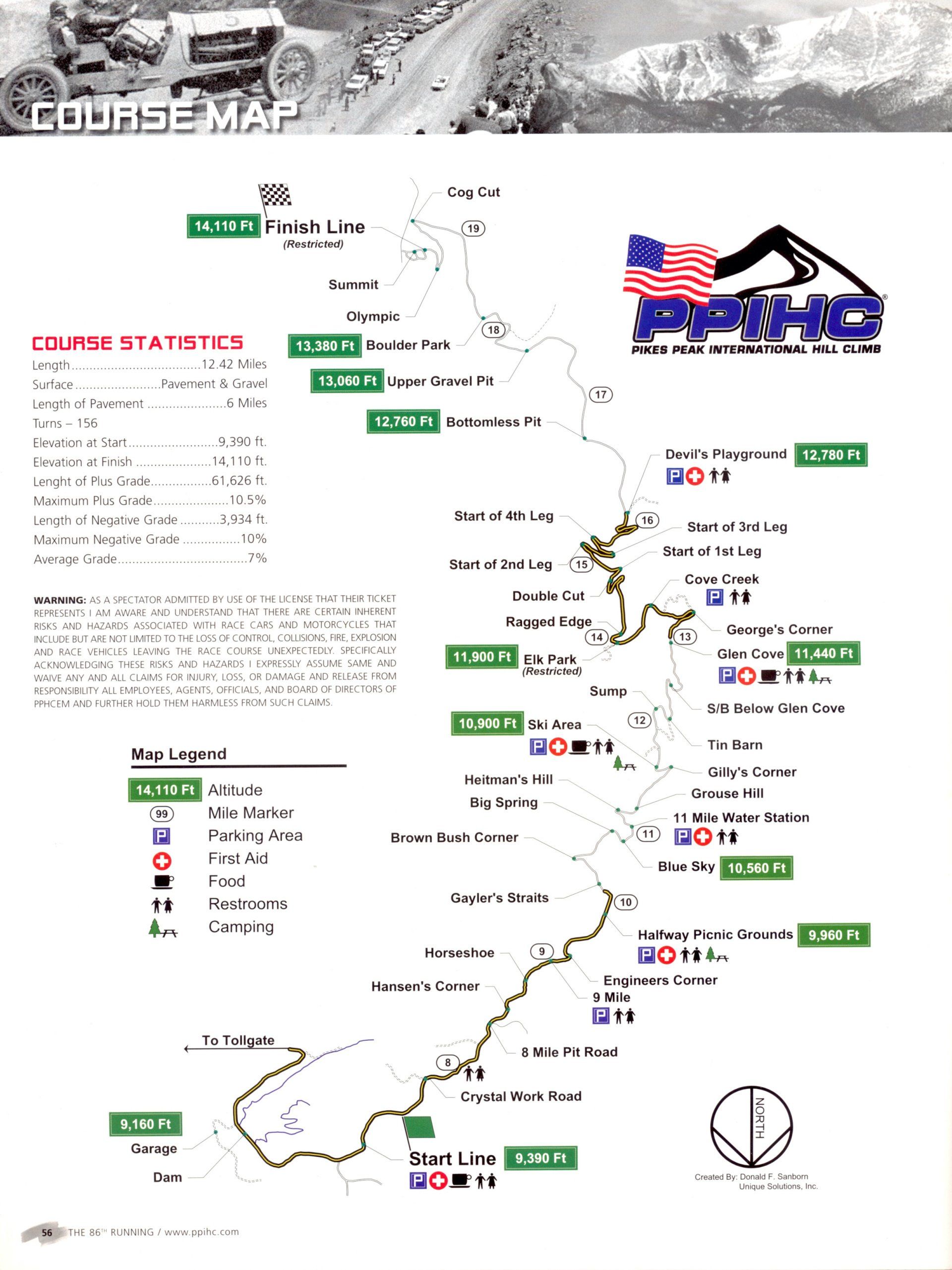 Pikes Peak map