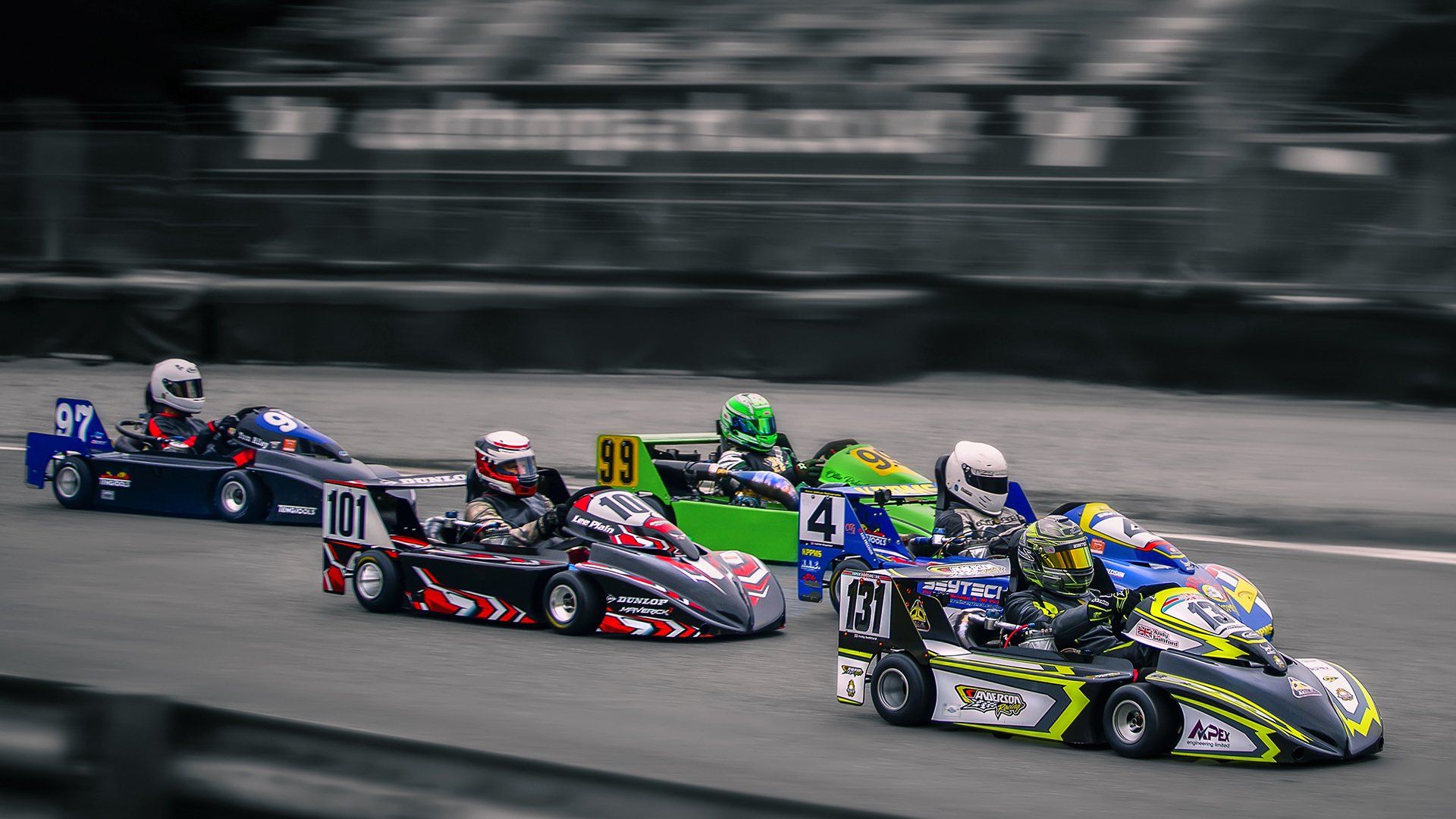 motorsports photography colour pop