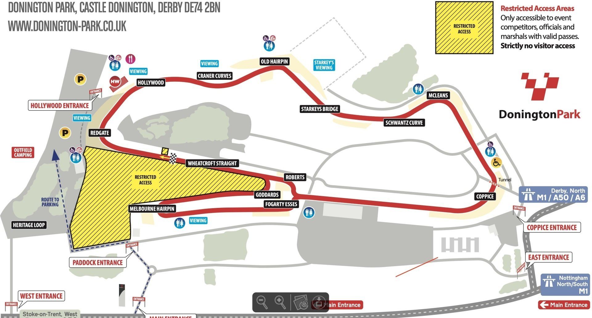 Donington Covid 19 map