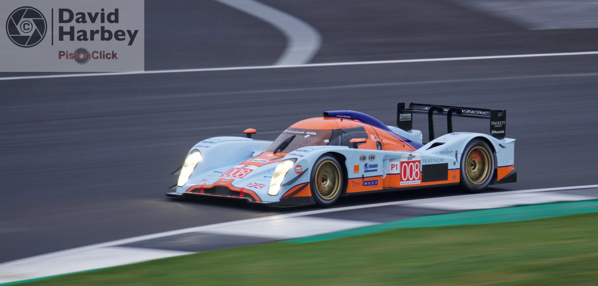 Lola Aston Martin in Gulf colours