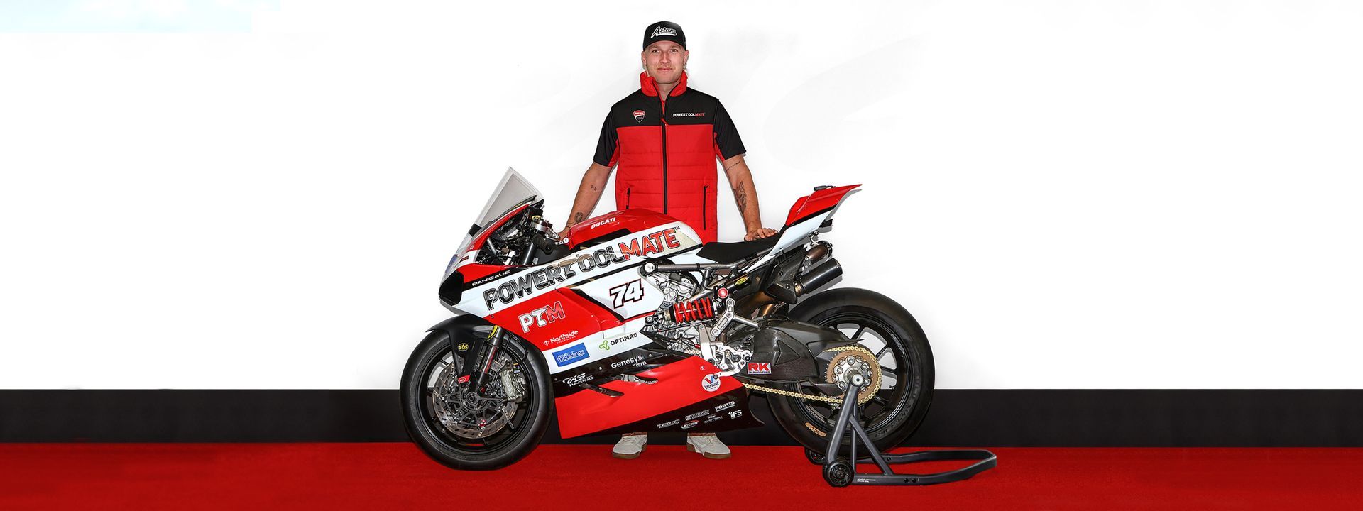 Davey Todd will take to the two Monster Energy Supersport Races on board a Ducati Panigale V2