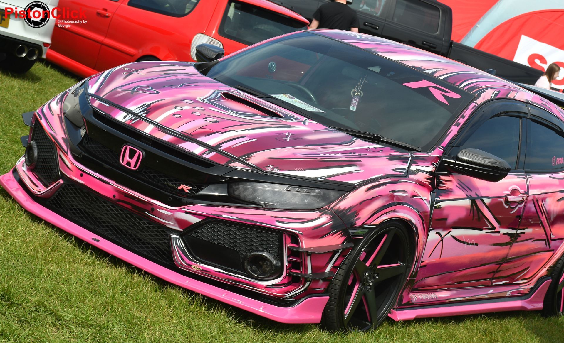 Display cars at Modified Live Cadwell Park