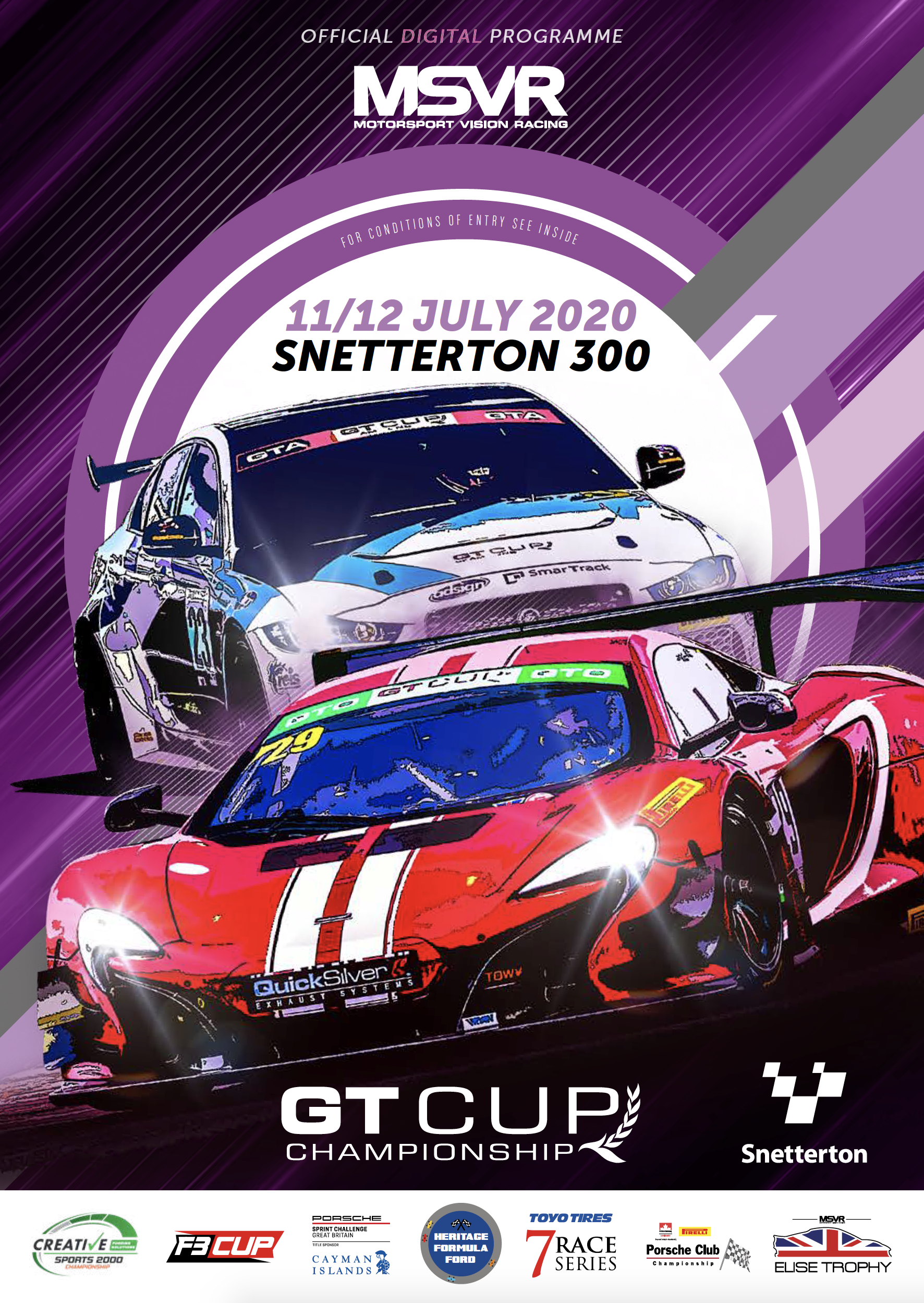 GT Cup meeting Snetterton July 2020