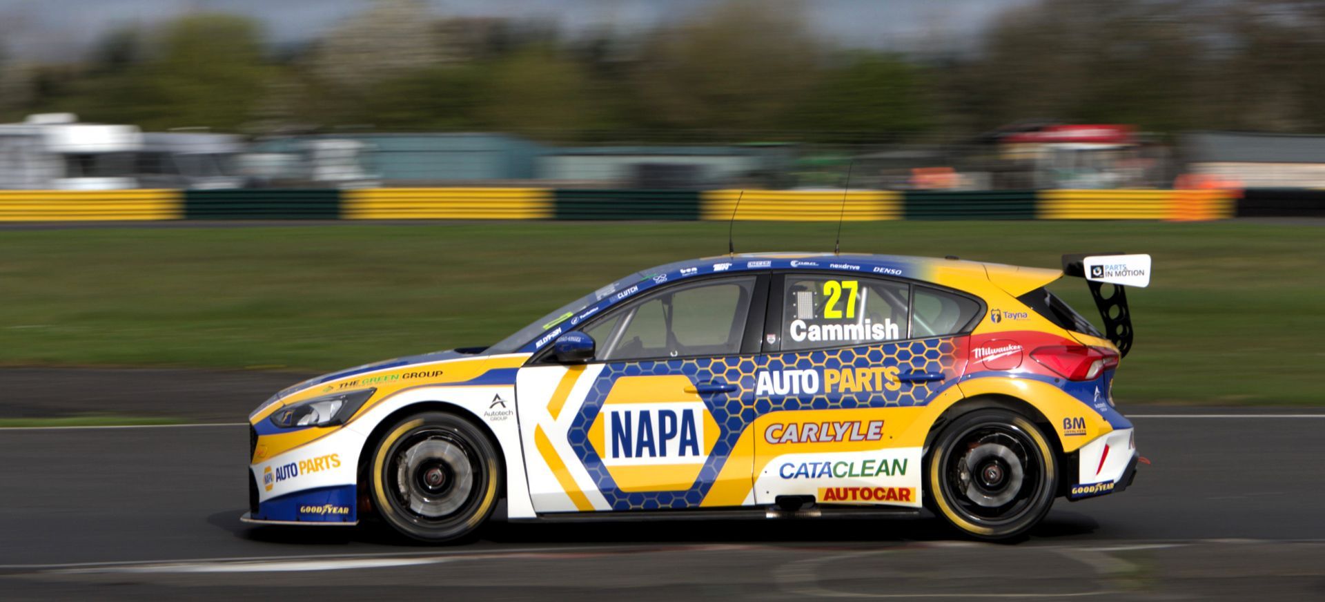 Cammish at the British Touring Car Championship Test day at Croft 10 Apr 2024
