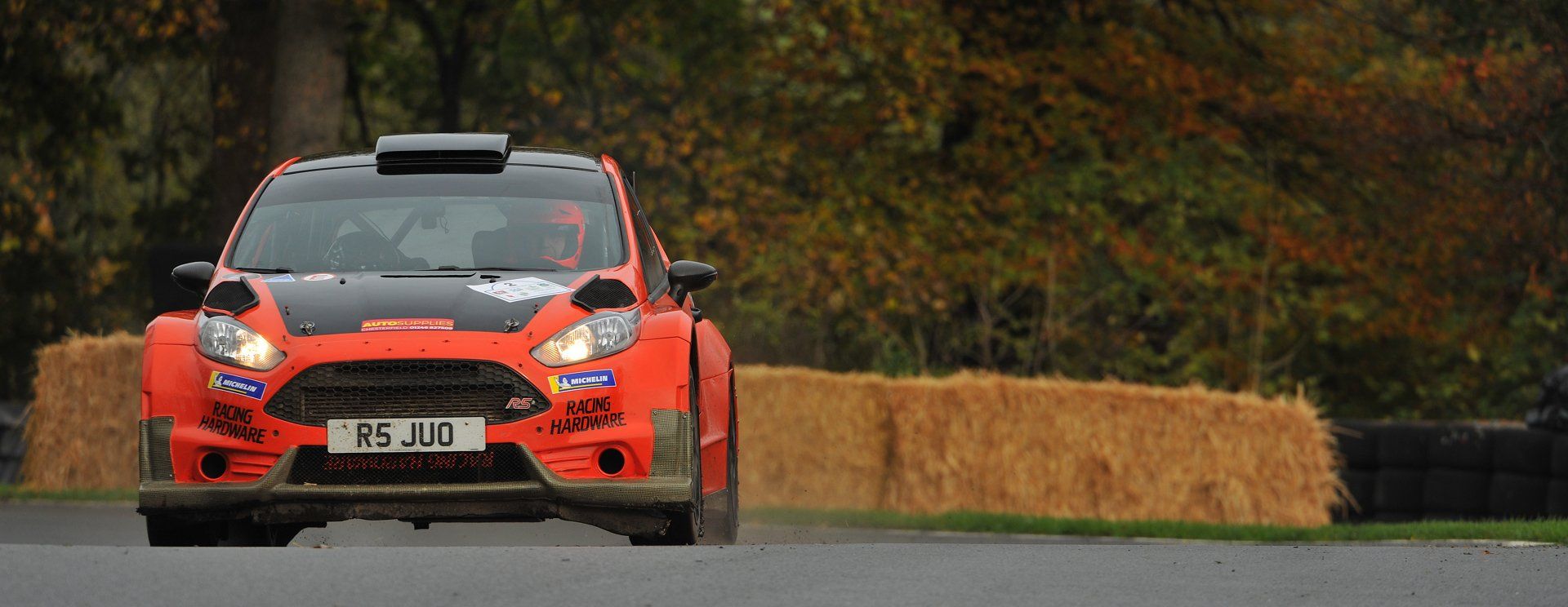 Rally cars at the North Humberside Stage Rally