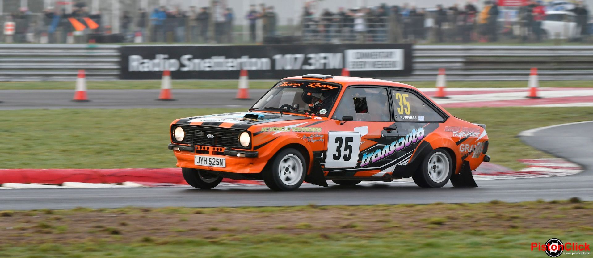 Ford Escort Mk2 at the Anglia Motor Sport Club Snetterton Stage Rally