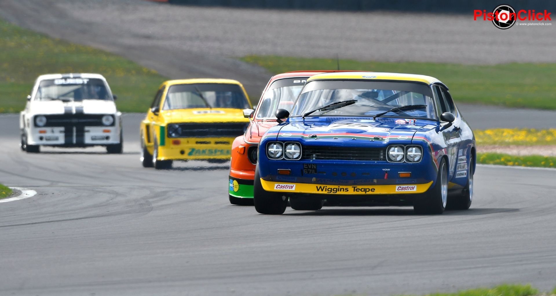 Taking photos at Donington Park