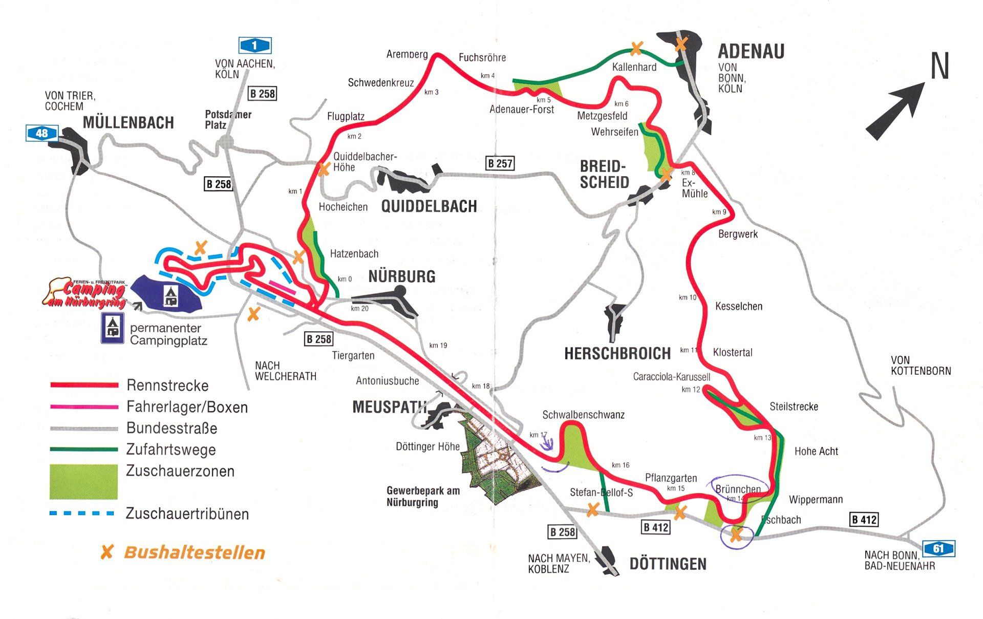 Nurburgring map