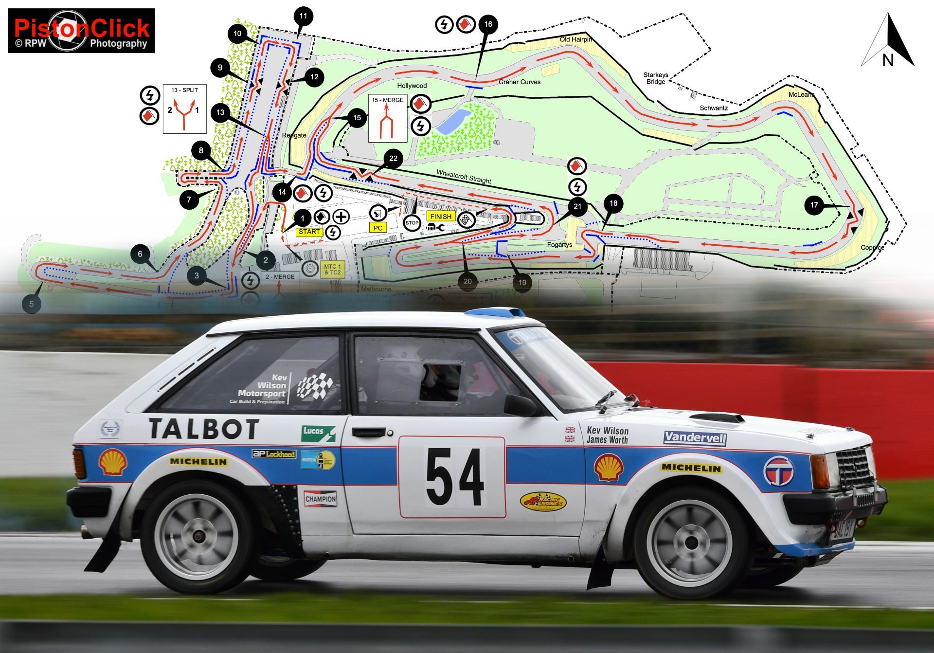 Kevan Wilson in the Talbot Sunbeam Lotus Dukeries Rally 2024 Donington Park