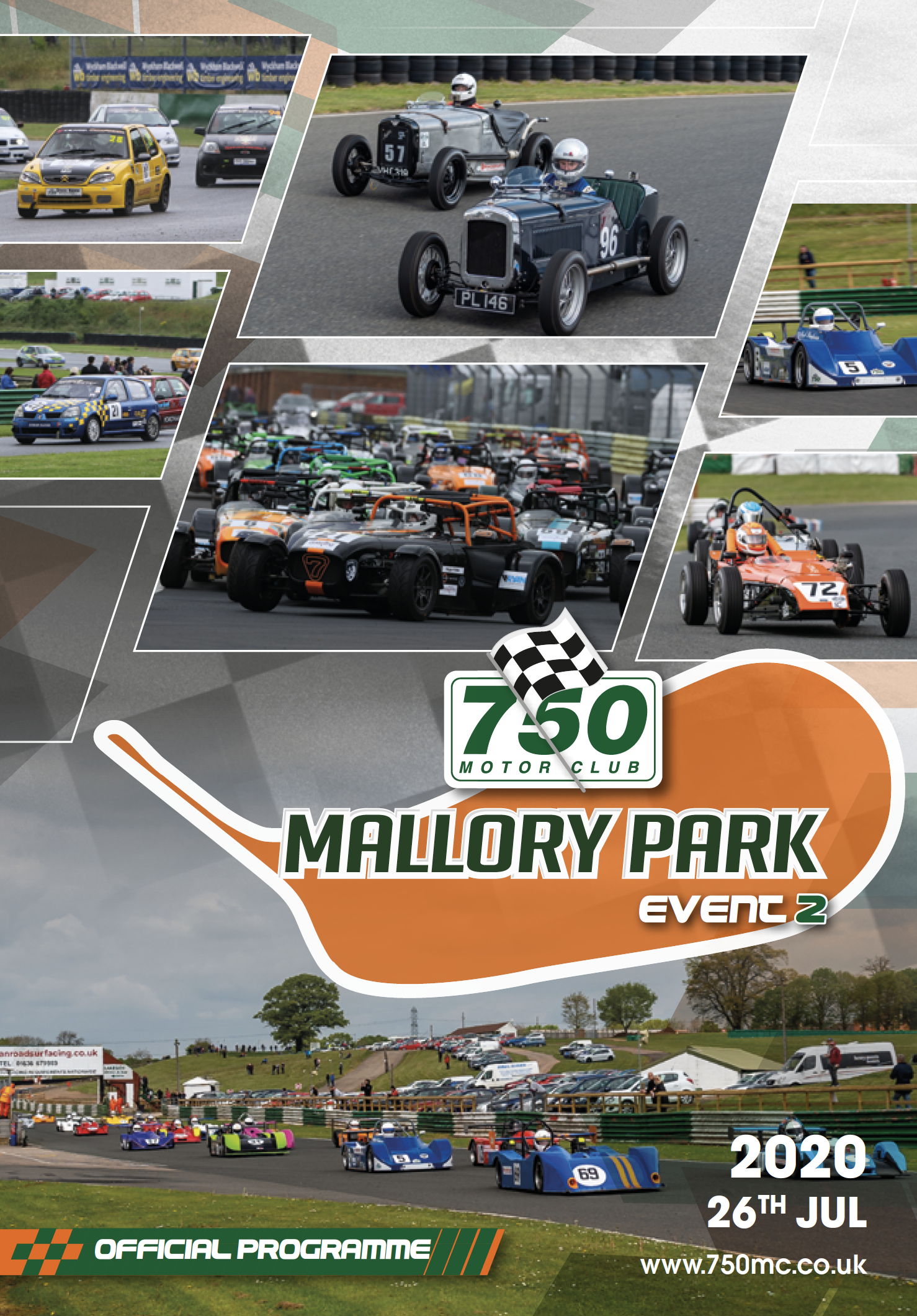 750 Motor Club Mallory Park programe
