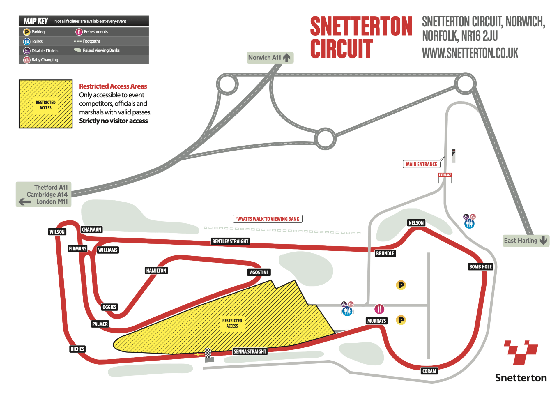 Snetterton Covid 19 map