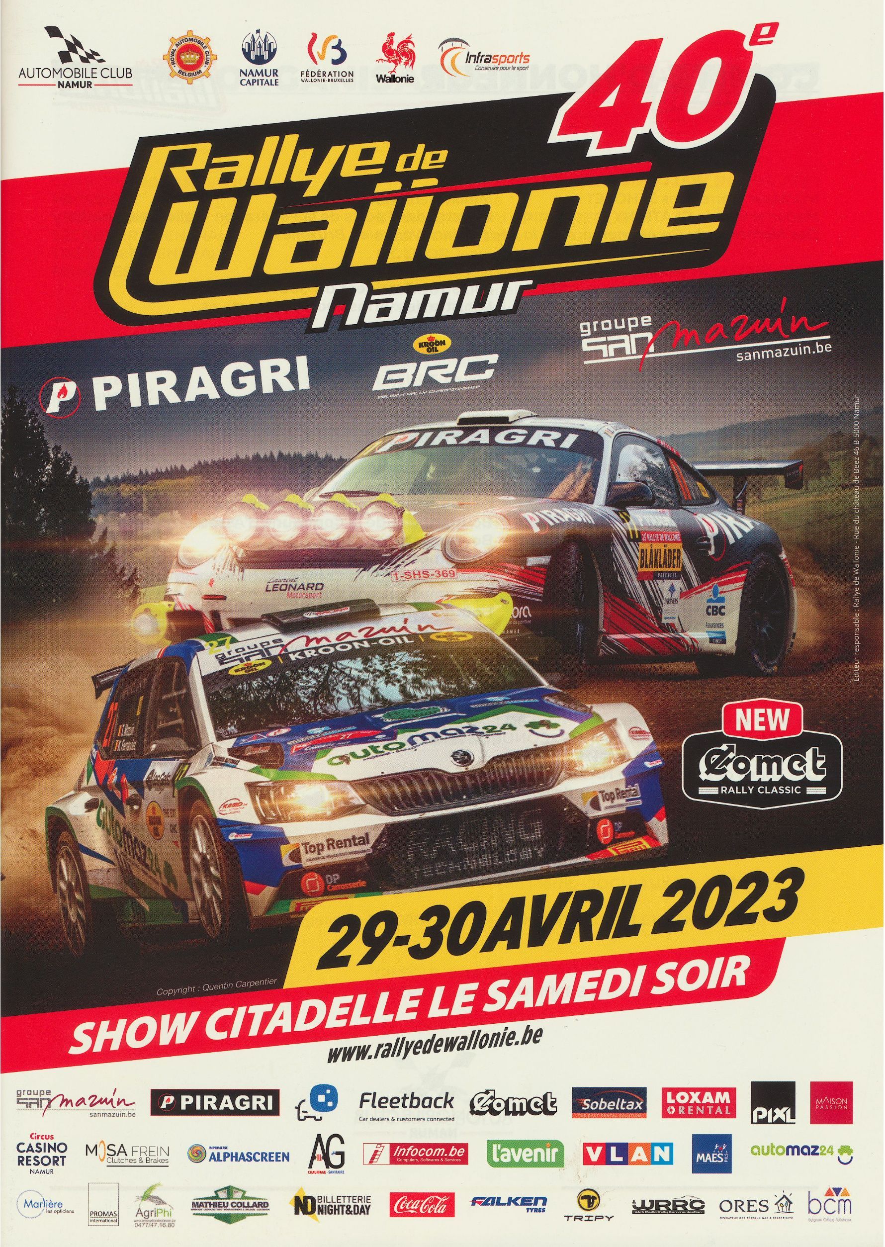 Rallye de Wallonie a round of the Belgian Rally Championship