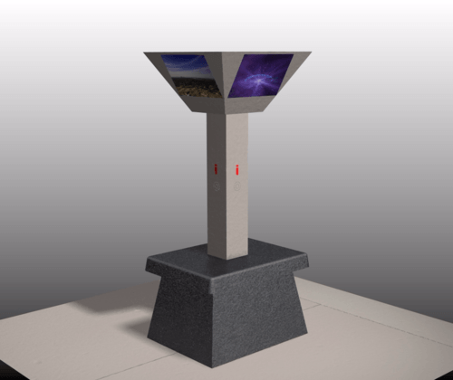 Kiosco para comercio y ferias Ecobiometal