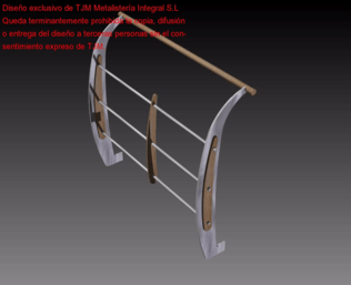 Escultura metálica artística personalizada Ecobiometal
