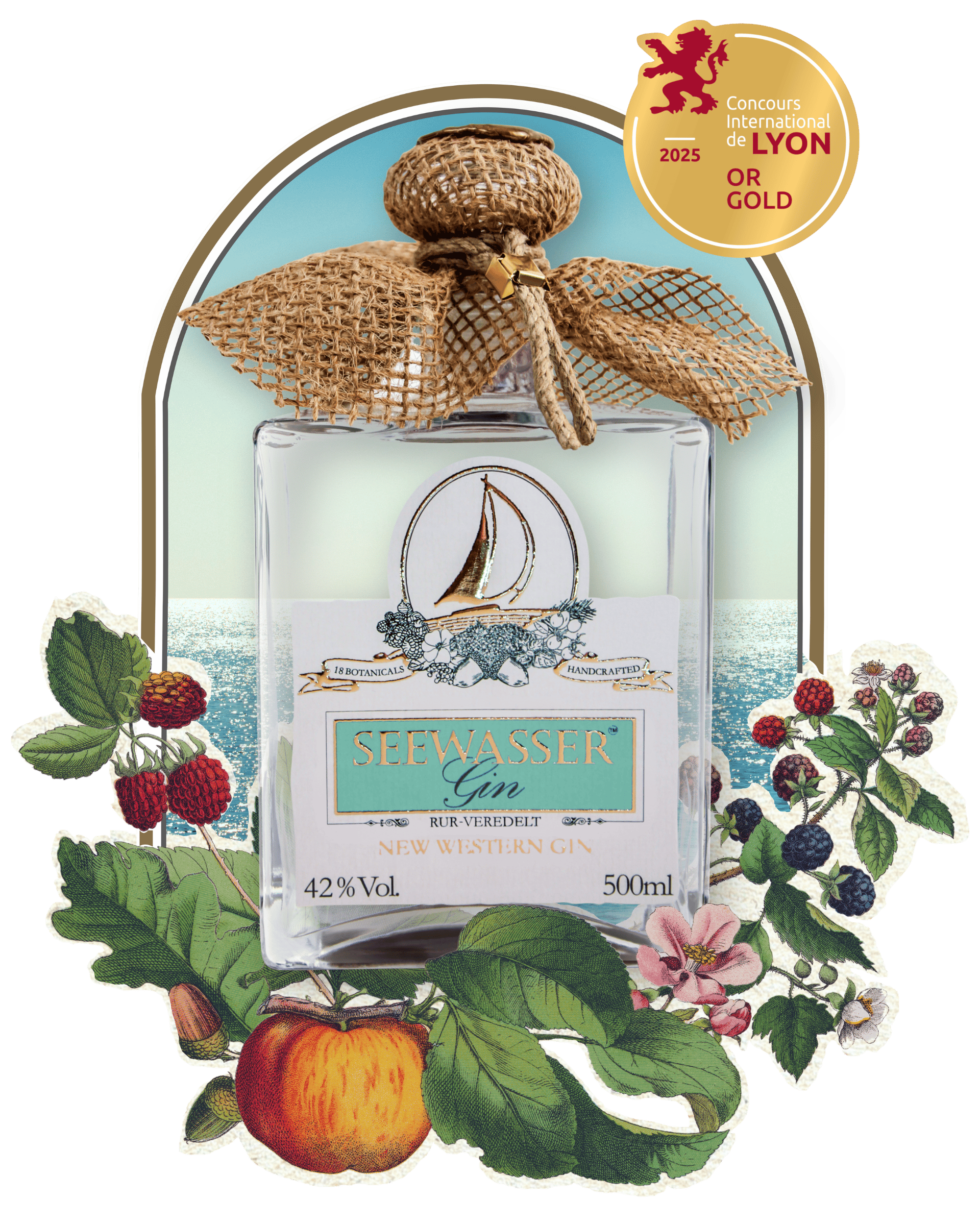 Seewasser Gin, der Premium Gin aus Deutschland. Gin neu definiert.