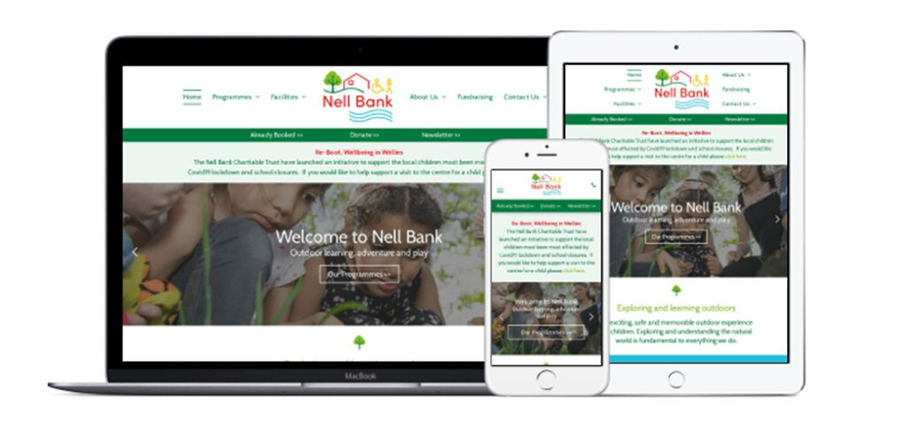 Images of the Refrigerated Trailer Services website design