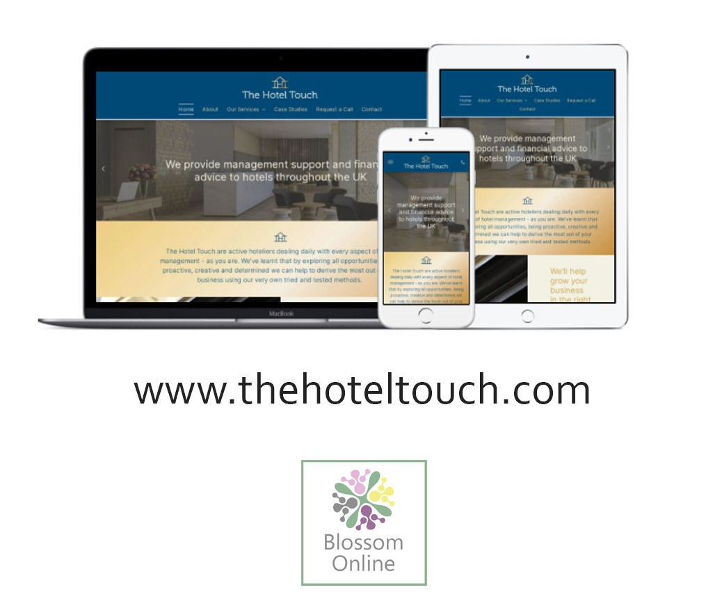 Images of the The Hote Touch website design