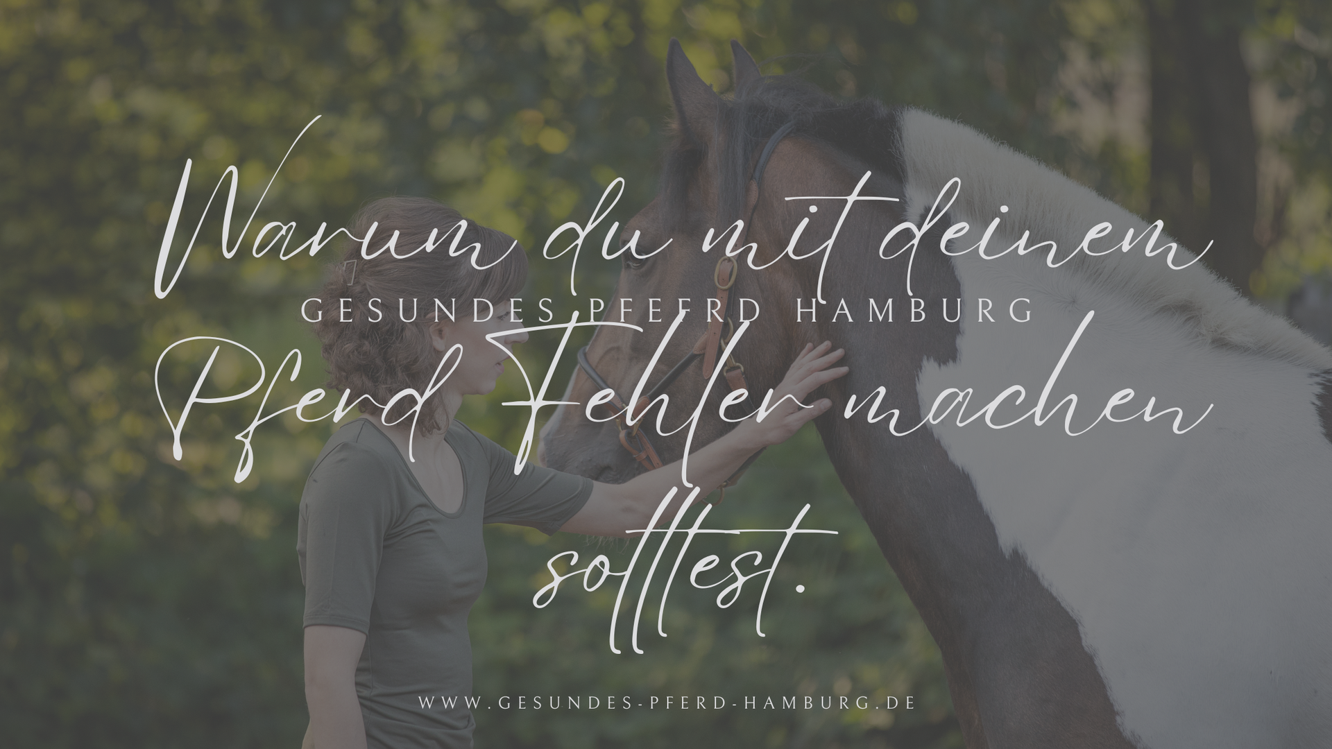 WARUM DU MIT DEINEM PFERD FEHLER MACHEN SOLLTEST