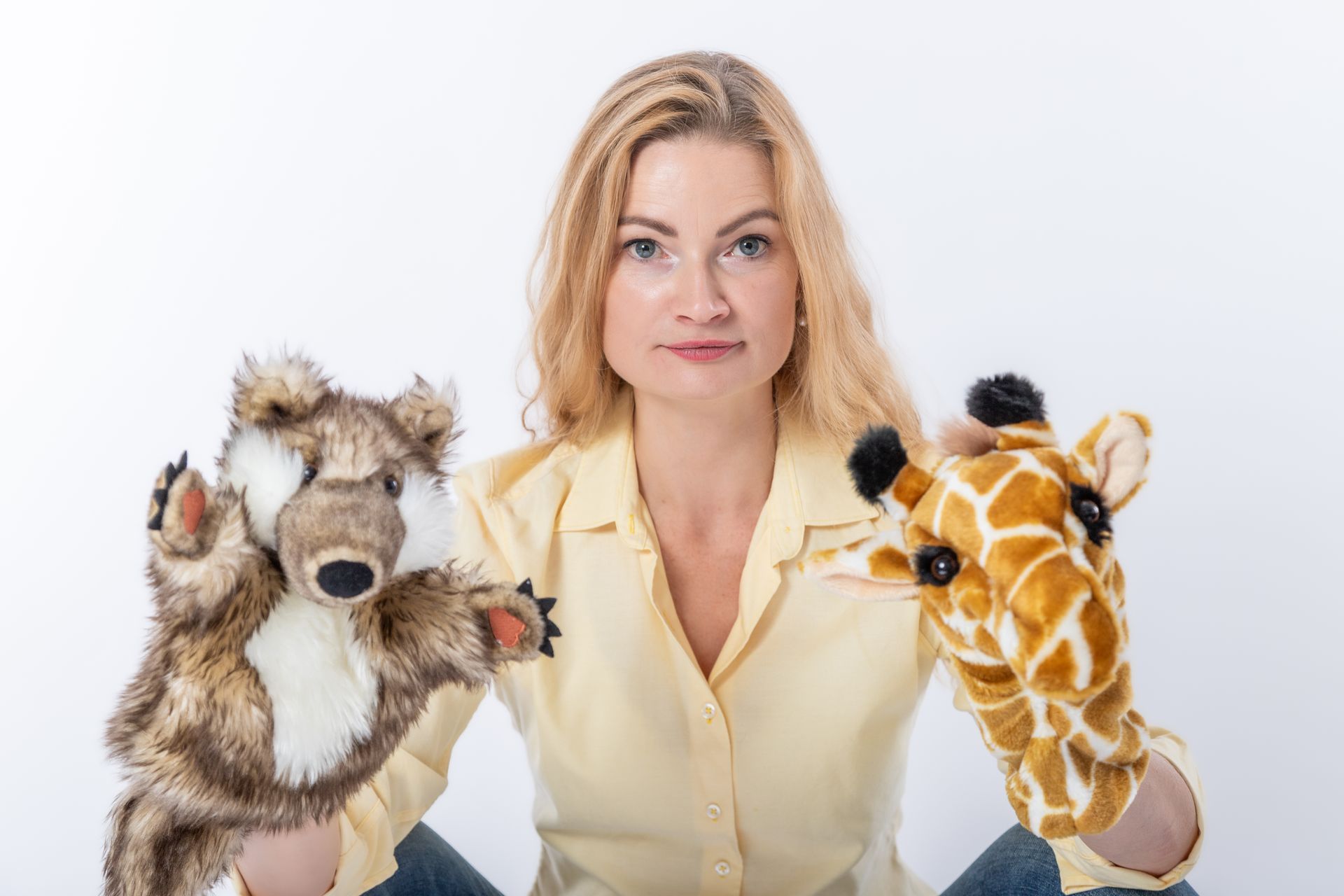 Symboltiere der GFK,Wolf,Giraffe