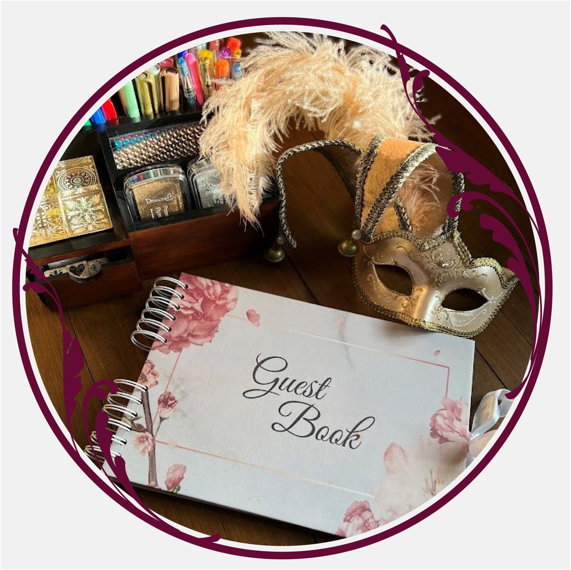 Afterglow Events - Vintage Horseshoe Box Photobooth Rentals for Weddings & Events