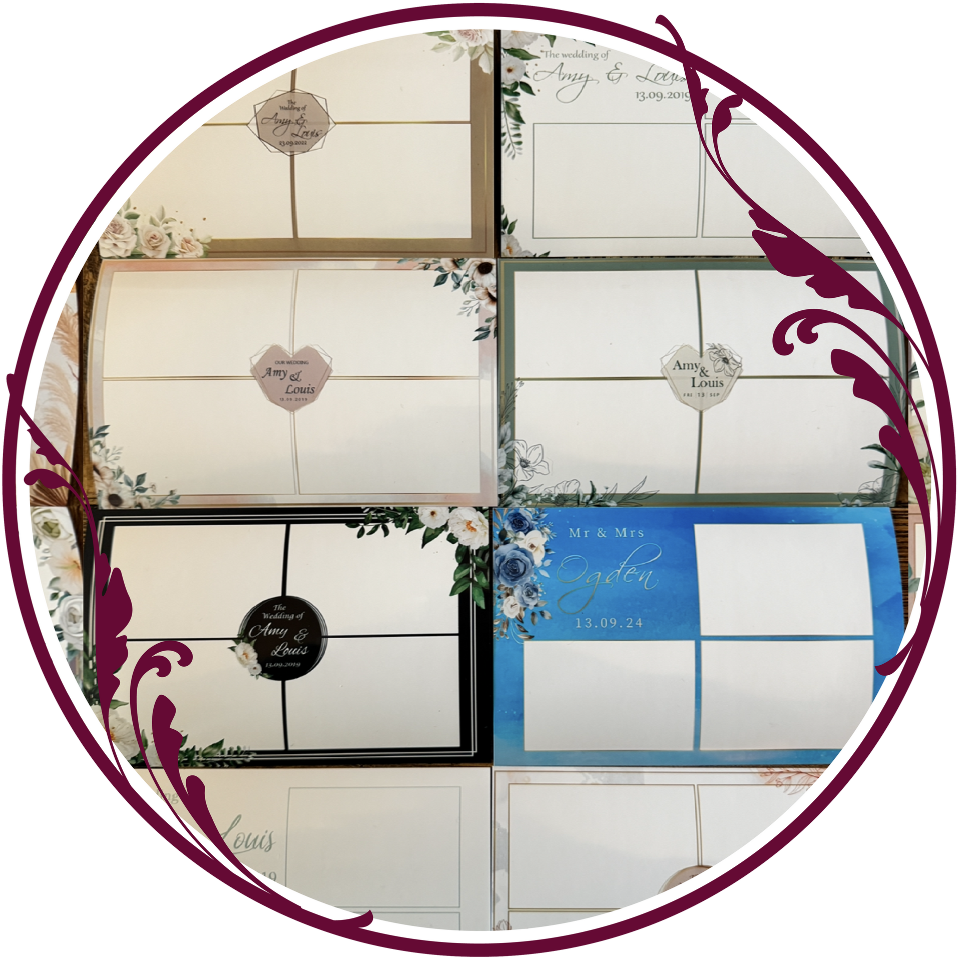 Afterglow Events - Vintage Horseshoe Box Photobooth Rentals for Weddings & Events