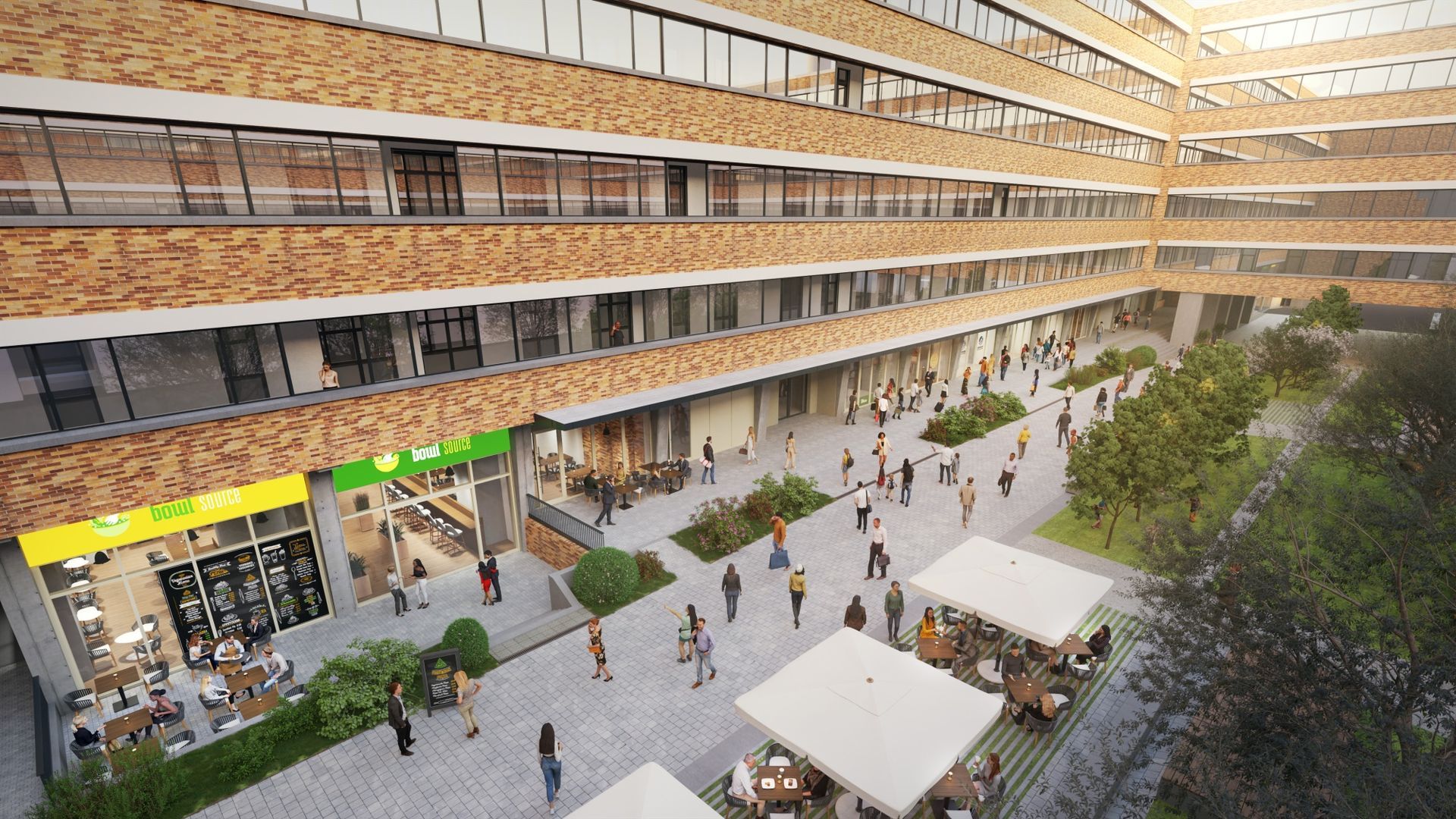 The Q - Denkmalimmobilie in Nürnberg auf dem ehemaligen Quelle-Areal