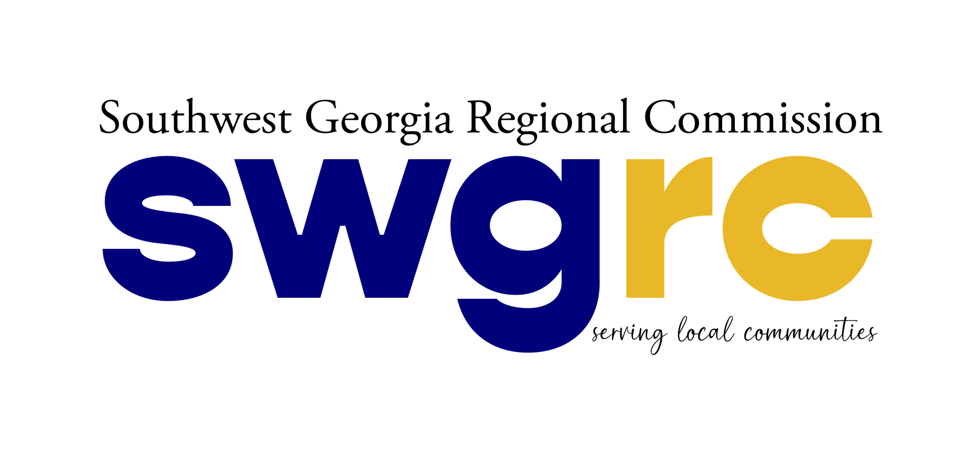 SWGRC logo with text: Southwest Georgia Regional Commission – Serving local communities.
