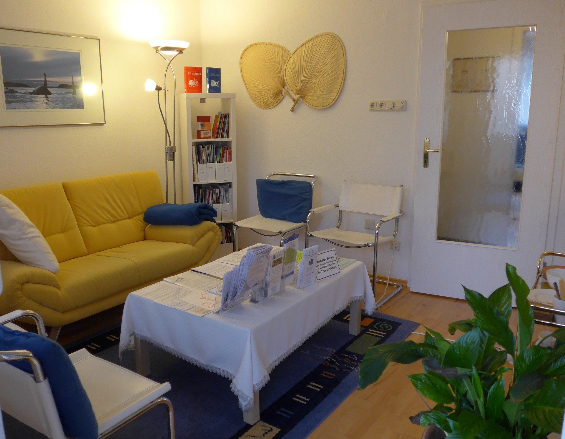 Wartezimmer Dr. Ute Mahr Körperpsychotherapie Nürnberg