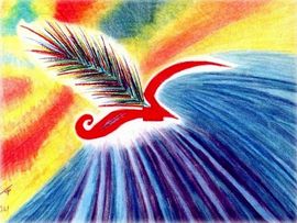 kreidezeichnung, intuitiv, fantasie, inspiratie, bunt, farbenfroh,