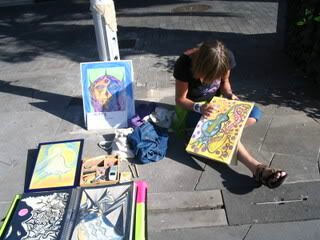 My street artist life on Tenerife. artist, dutch, tenerife, island, street, happy, life, free, hippie, sunny, warm, friendly, dream, true, fantasy, artistic, unique,