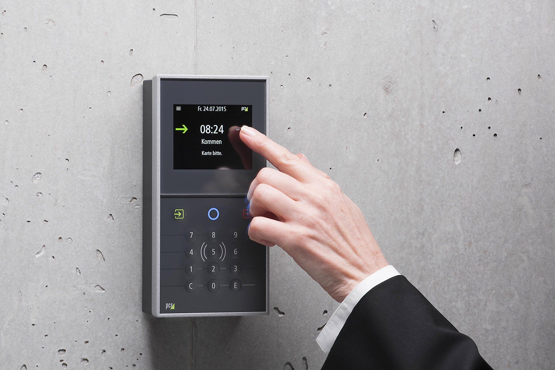 Zeiterfassung mit dem PCS Intus 5200