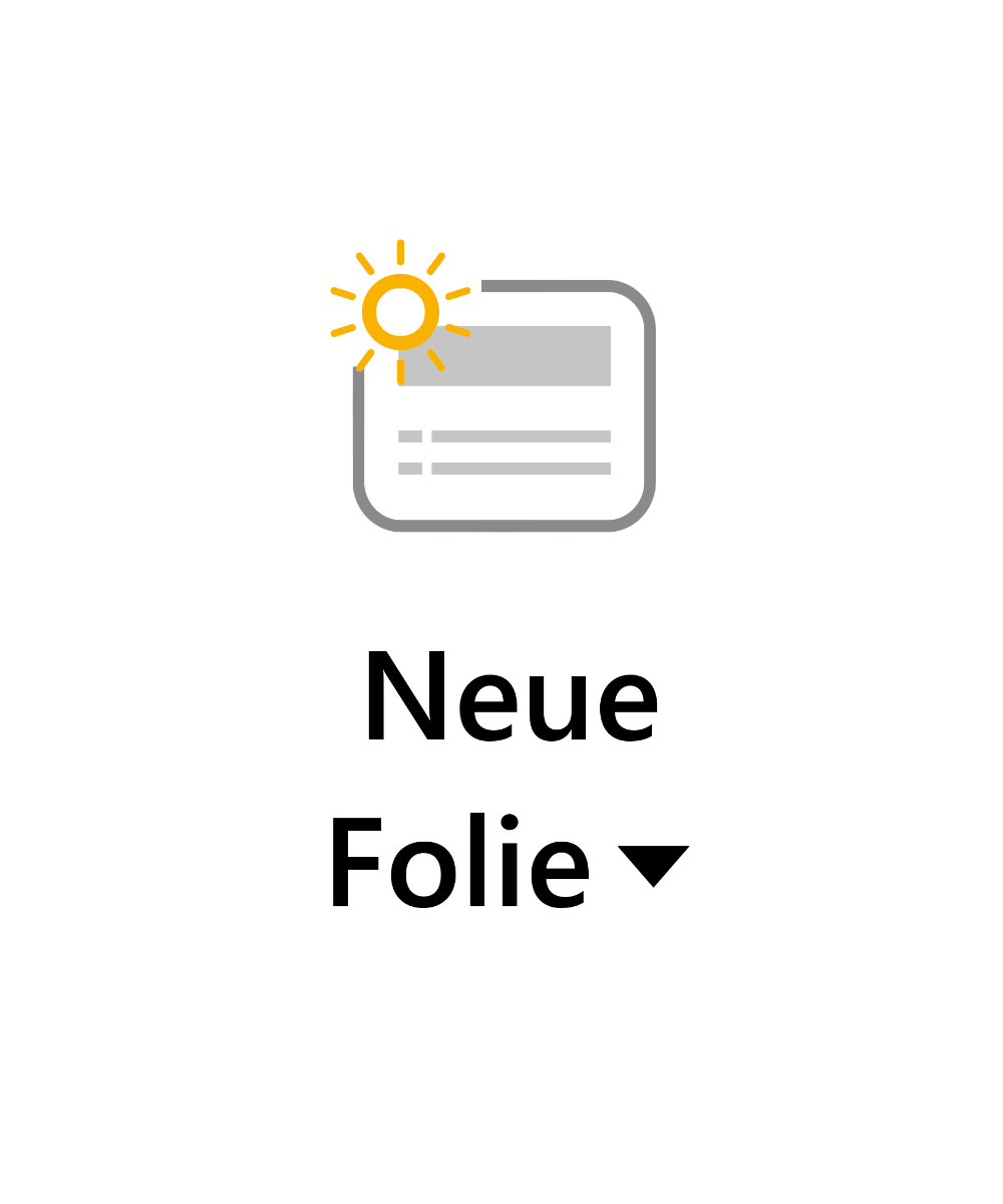Folien hinzufügen