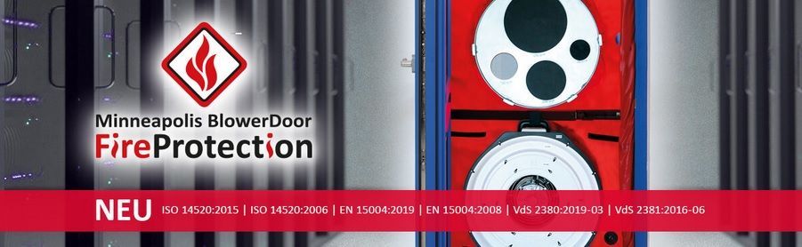 BlowerDoor Löschgashaltezeiten Software