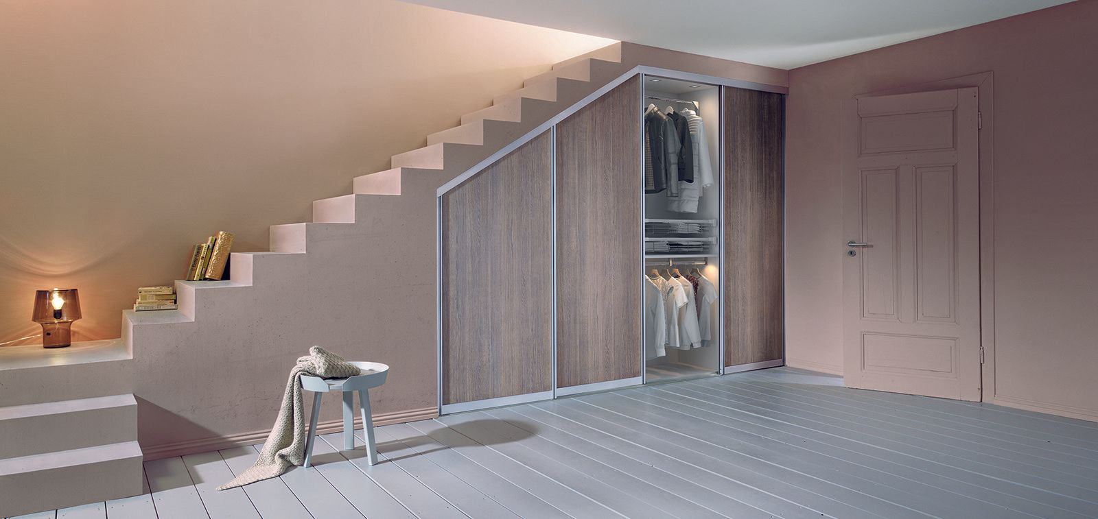 Z-Maßmöbel - Abbildung Foto  Schranktreppe Beispiel - Zezelj GmbH