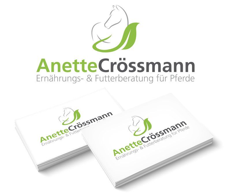 Anette Crössmann - Ernährungs- und Futterberatung für Pferde, Logo-Design, Gestaltung, ABC creativ service, Andrea Bürgin
