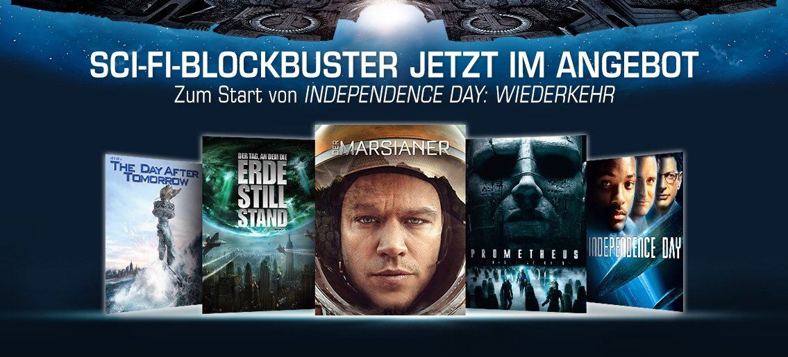 Online-Werbemittel Independence Day Wiederkehr, Fox Home Entertainment