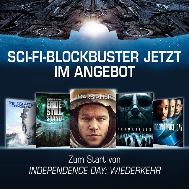 Online-Werbemittel Independence Day Wiederkehr, Fox Home Entertainment
