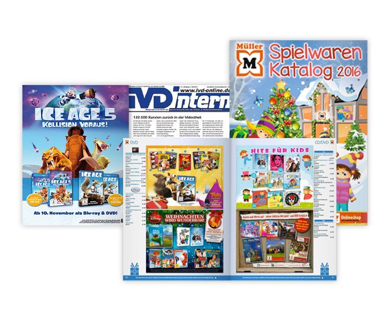 Ice Age, Twentieth Century Fox Home Entertainment, Anzeigen Gestaltung, ABC creativ service, Andrea Bürgin