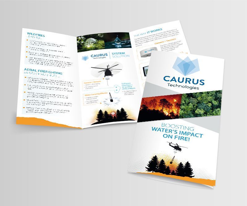 broschüren, flyer kataloge, grafik design, abc creativ service, andrea bürgin, seeheim-jugenheim, darmstadt, caurus technologies,