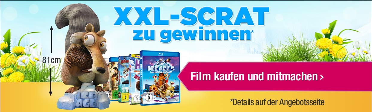 Ice Age, Twentieth Century Fox Home Entertainment, Online-Werbebanner, Online-Aktion, Design, Gestaltung, ABC creativ service, Andrea Bürgin,