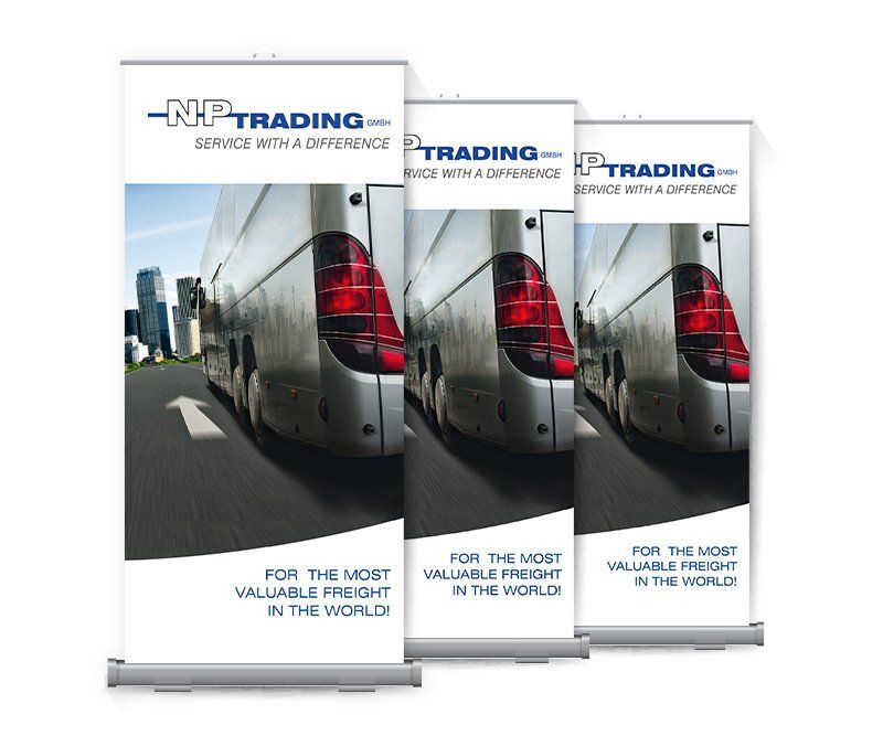 NP Trading GmbH, Warenträger, Deko-Material, Roll-Up-Display, Poster, Messestand, Design, ABC creativ service, Andrea Bürgin, seeheim-jugenheim,